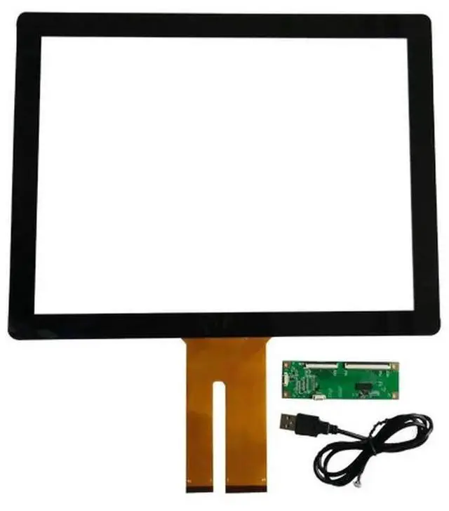 Alt view image 2 of 2 - FOR 17inch 377*309mm Multi G+G Digitizer Capacitive Screen Panel with USB EETI Controller Kit