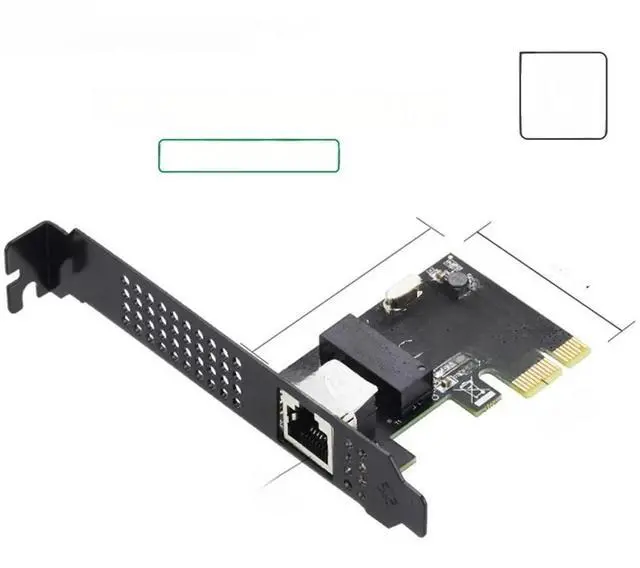 Main image of FOR 1000mbps Single Port Gigabit Ethernet PCI Express Wired RJ45 Port Lan Adapter NIC 8111 Chipset