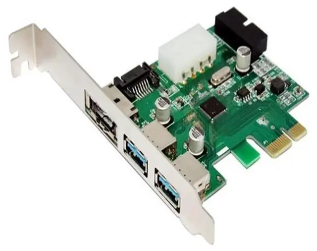Main image of FOR Power Over eSATA eSATAp II USB 3.0 USB3.0 to PCI-E PCI Express Card w Motherboard 20 pin Con tor