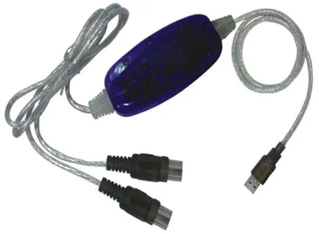 Main image of FOR USB to MIDI line music editing line USB data cable WIN8 MIDI USB Cable Converter PC Music Keyboard Adapter