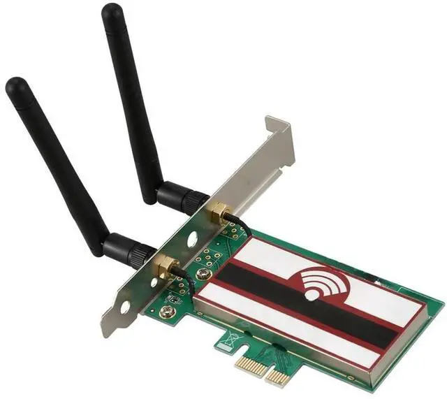 Main image of FOR 2 antenna 4G/5G 300Mbps PCI-E X1 Card Adapter Chipset for BCM4322 wbe3220