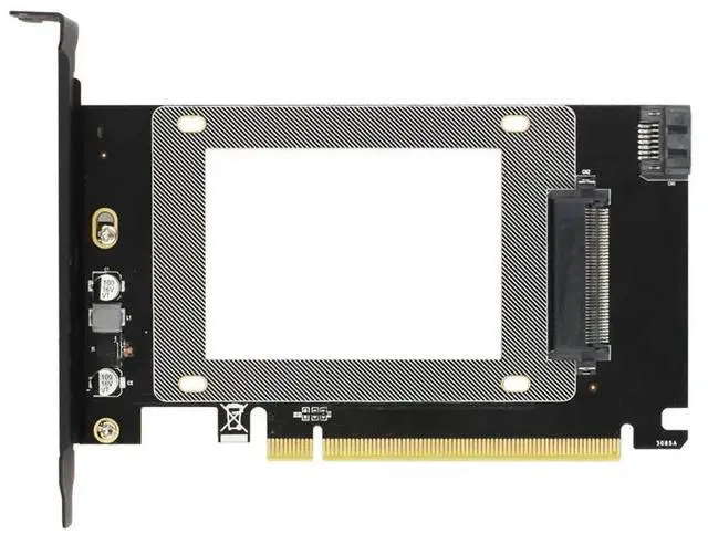 Main image of FOR PCI-E 3.0 4X X16 to U.2 SFF-8639 Adapter NVMe PCIe SSD PCI-e to U2 Card M.2 NGFF 2.5' SSD to PCI-EX16