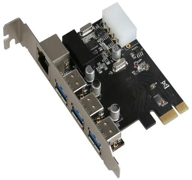 Main image of FOR multi-function 1 port RJ45 network con tion and 3 port USB3.0 PCIe card