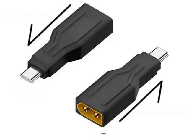 Main image of FOR XT60 Tousb C Adapter 100W 20V/5A Charging Connector Harging Connector Forlaptops LED Robot Vacuum