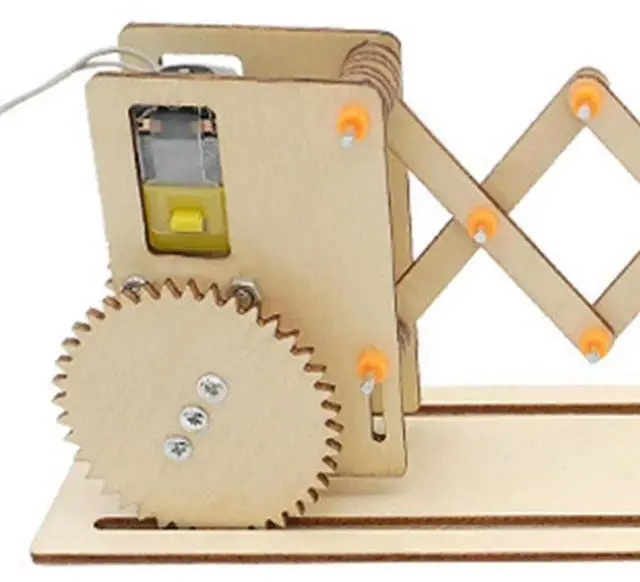 Main image of FOR DIY Electric Gateway Door Model Kit Science STEM Technologia Experimental Tool Kit Learning Wooden Puzzle Games