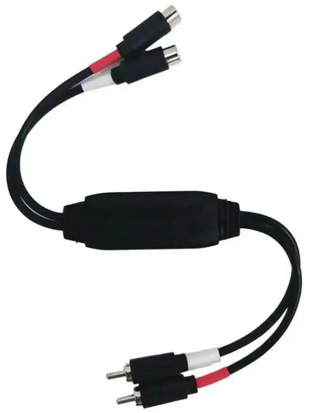 Main image of FOR Stereo Hum Suppressor, Filter- 2 Channel Ch For RCA Ground Loop Noise Isolator For Home/For Car Audio Syst