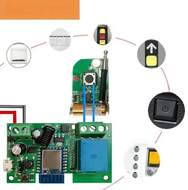 Main image of FOR 12V Wifi Relay Smart Life App Module Remote-Timer Self-Locking Work With Home 2 Way Control