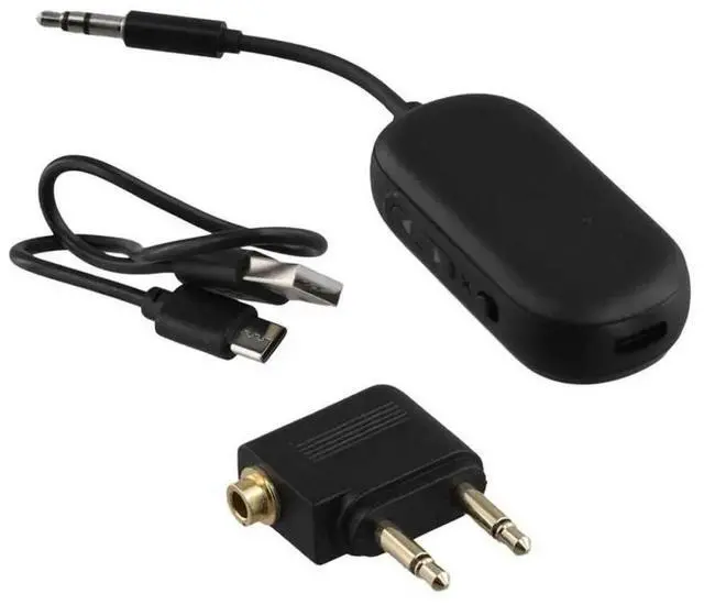 Main image of FOR 2-In-1 5.4 Audio 3.5Mm AUX Jack Airplane Wireless Adapter Mic For TV Car PC Headphone