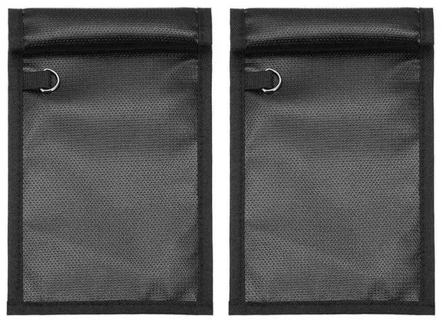 Main image of FOR RFID Protected Faraday-Bag For Phone And Car Key Storage- Fireproof Waterproof Design(10.4 X 4.8 Inch), Black