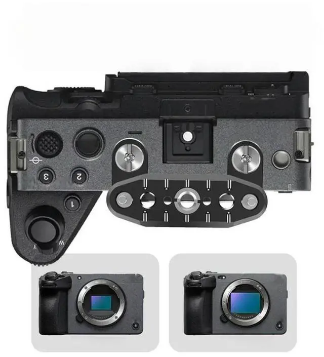 Main image of FOR Quick Release Plate 63Mm Mini Aluminium Alloy NATO Rail Top Expansion Board For FX30/FX3 DSLR Camera Cage Rig