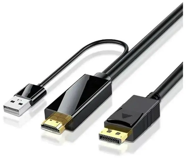 Main image of FOR 4K To DP Converter Cable Male To Female Adapter For HDTV Conversion For Laptop Monitor Compatibility Male