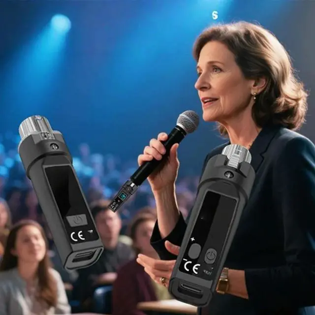 Main image of FOR UHF Wireless XLR XLR And Wireless Microphone For Dynamic Microphone Guitar Audio