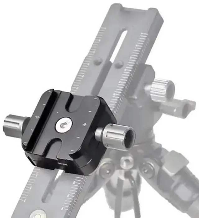 Main image of FOR QR-50B Double-Layer Quick Release Clamp Holder For Arca Swiss Macro Plate Tripod Head Panoramic Shooting Head Clamp Seat