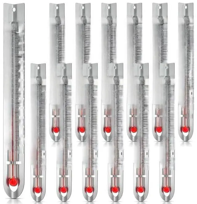 Main image of FOR Science Thermometers, V-Shaped,Dual-Scale 24 Pcs Mercury-Free Lab Thermometer For Supplies