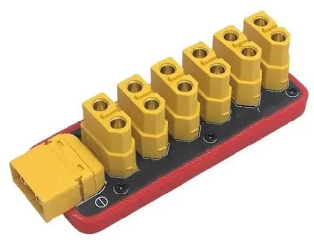 Main image of FOR XT-60 6-Bit Model Aircraft Robot Submarine Electric Vehicle Electric Race Board Distribution Board