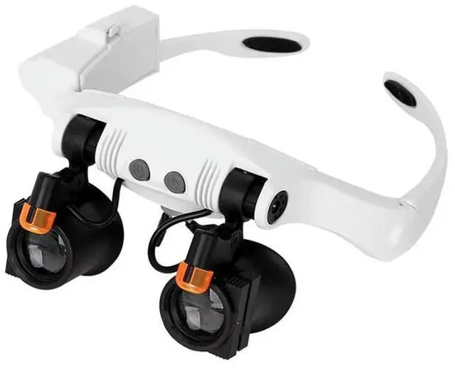 Main image of FOR LED Cold Warm Light Magnifier Glasses Magnifying Glass 3X 4X 5X 6X 7X 10X Mechanical Repair Loupe