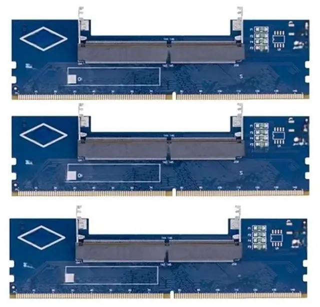 Main image of FOR DDR4 Memory Adapter 3PCS Laptop To SO-DIMM To PC DIMM RAM Expansion Card Test Module