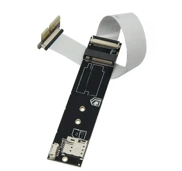 Main image of FOR M. 2 Key-B Type C PCI-E X1 To SIM Slot WWAN Adapter Card, Supports 3G/4G/5G Modules& USB/PCI-E Signals
