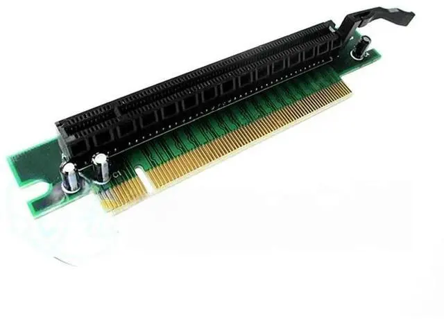 Main image of FOR PCI-E PCI Express x16 to x16 90 Degree Right Angle Riser Card For 1U 2U PC