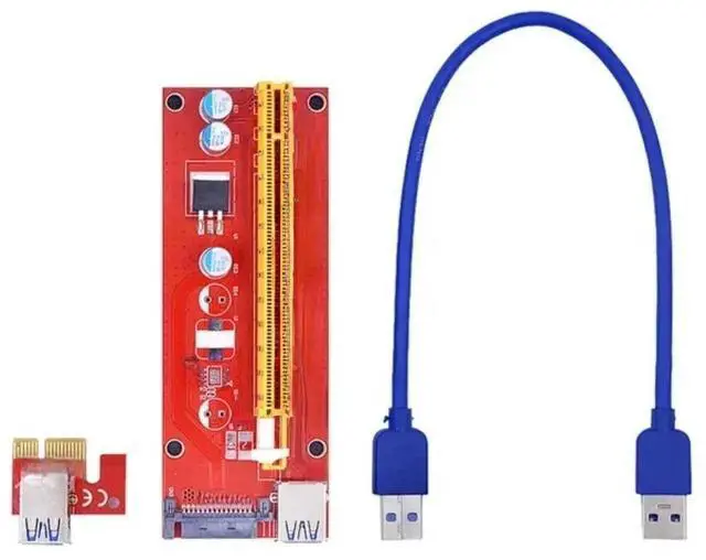 Main image of FOR For LTC ETH PCI-E Expansion Card PCIE X1 To X16 Extender 15Pin SATA Power Converter Adapter USB 3.0 Cable