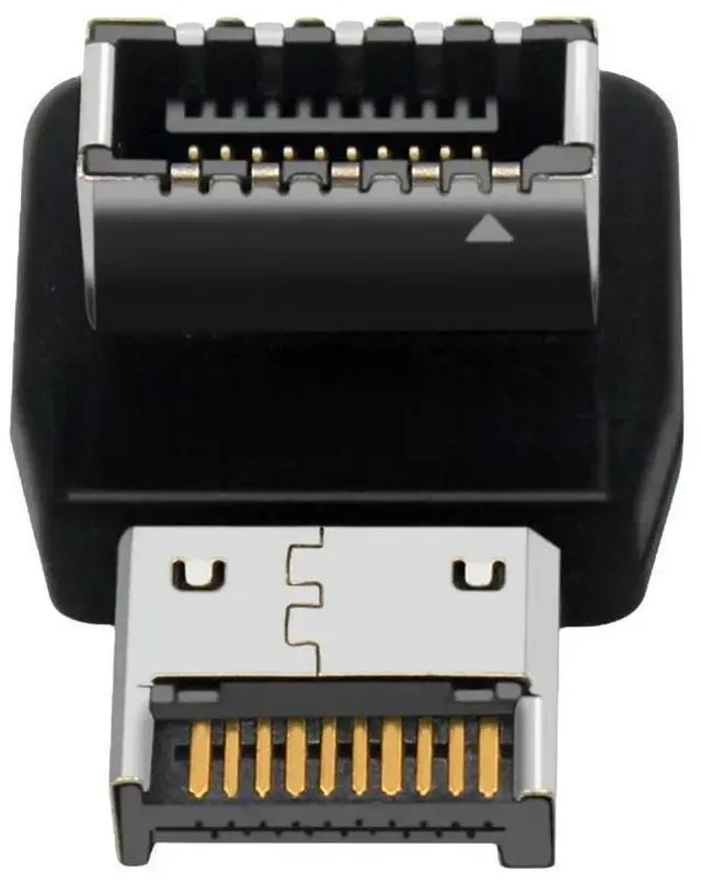 Main image of FOR 2PCS USB3.1 10gbps Type-E 90 Degree Converter USB Header Adapter for Computer Accessories
