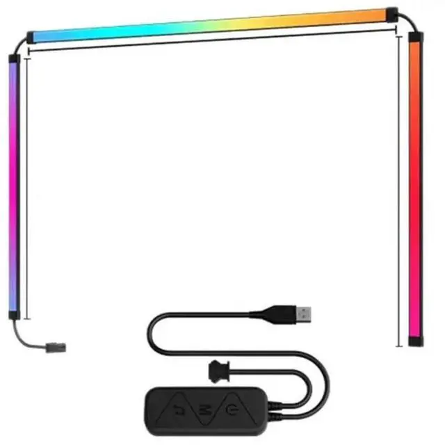 Main image of FOR Smart Ambient RGB LED Strip Light Backlight For PC Display Sync For 24 Inch Monitor TV Computer Monitor DIY Game Atmosphere