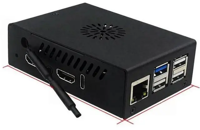 Main image of FOR Dust Resistant Design Case For Orange Pi 5 Pro Max Ultra Including Metal Radiator Cooling Shell Housing Enclosure Cover