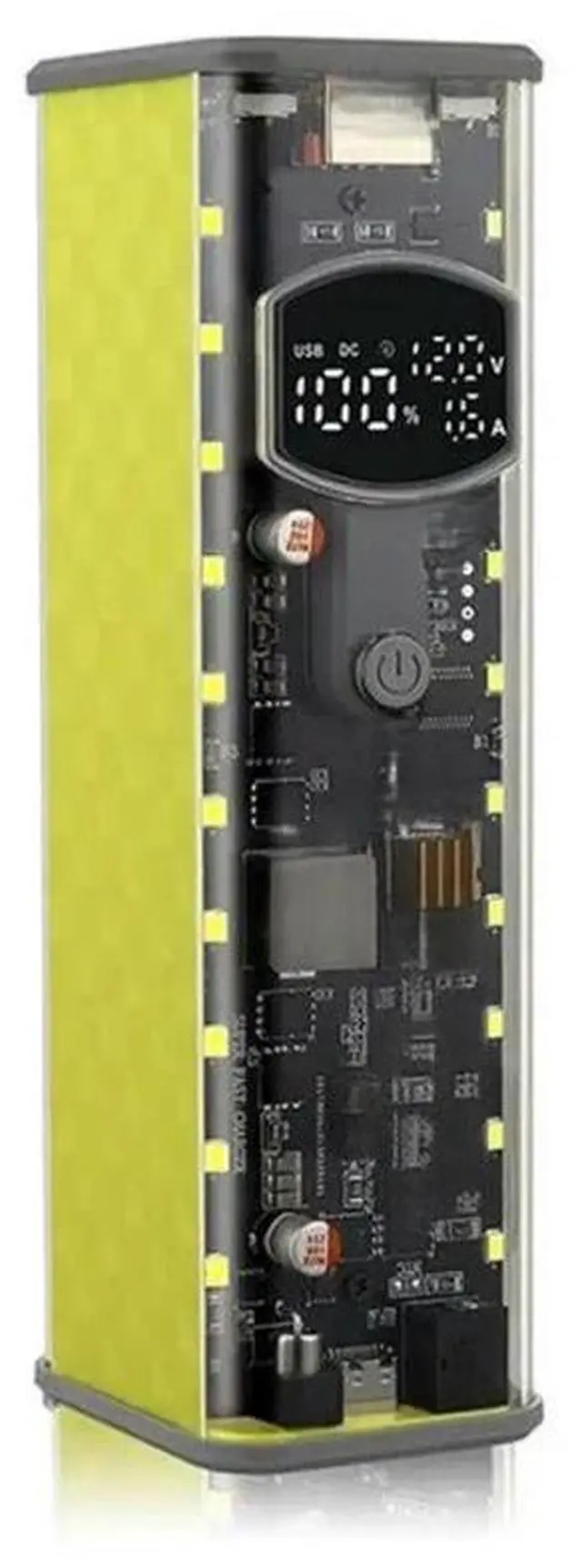 Main image of FOR PD65W Power Bank Case 8X18650 Power Bank Storage Box Fast Charging Holder With LED Light USB+Type-C