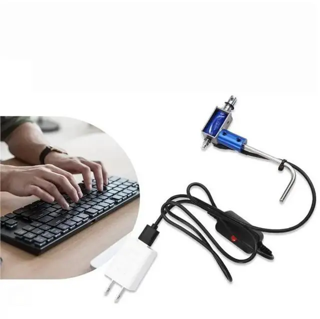 Main image of FOR Game Assist, Computer Keyboard Clicker, Physical Automatic Random Click, Anti-Drop 1-30S US PLUG