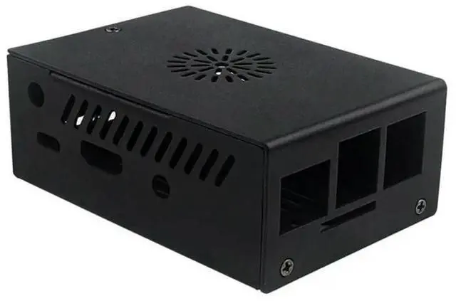 Main image of FOR Orange Pi 3B Metal Case With Integrated Cooling Fan, Antenna, And Durable Protective Enclosure Housing