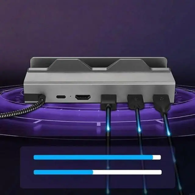 Main image of FOR Dock Docking Station Networking Adapter Steamdeck TYPE C To PD100W (Charging)+USB3.0X3 +Hdmi4k60hz+1000Mbps 85DD