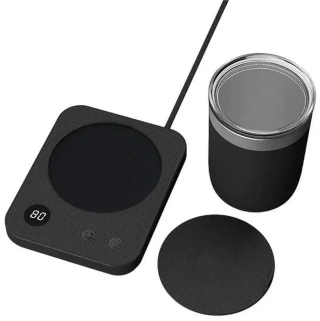 Main image of FOR Cup Heater Coaster Coffee Cup Warmer Pad Electric Mug Mat Set Constant Temperature Heating EU Plug