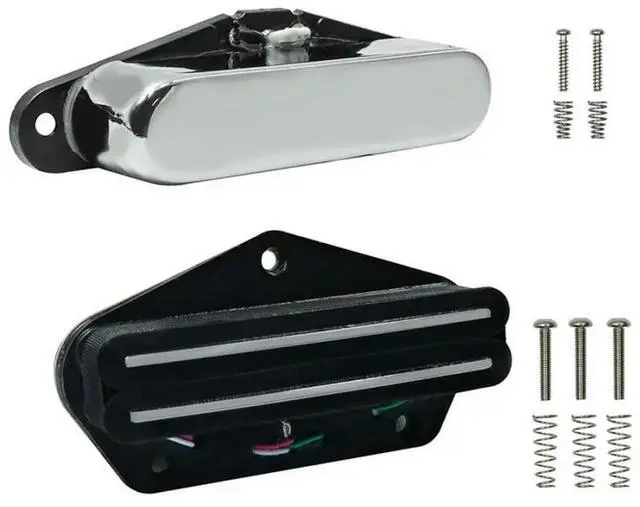 Main image of FOR TL Guitar Pickup Set(2 Pcs) Featuring Alnico 5 Neck And Dual Humbucker Bridge Rails