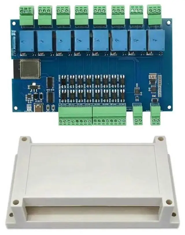 Main image of FOR Modbus 8-Channel Relay Module WIFI , DC 9-24V, Optocoupler Isolation Development Board Module