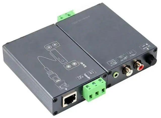 Main image of FOR Audio Signal Ext 1 Pair 3.5Mm Jack To RCA To RJ45 Ethernet Ext Network Cable Extension