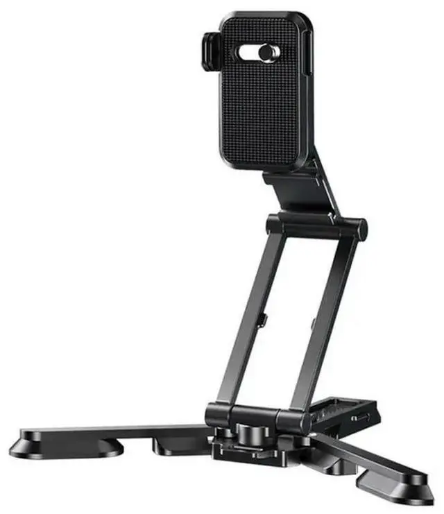 Main image of FOR CO81 Foldable Tripod Stand For Video Vlogging Selfie Stick Smartphone Holder Mini Pocket Phone Tripod
