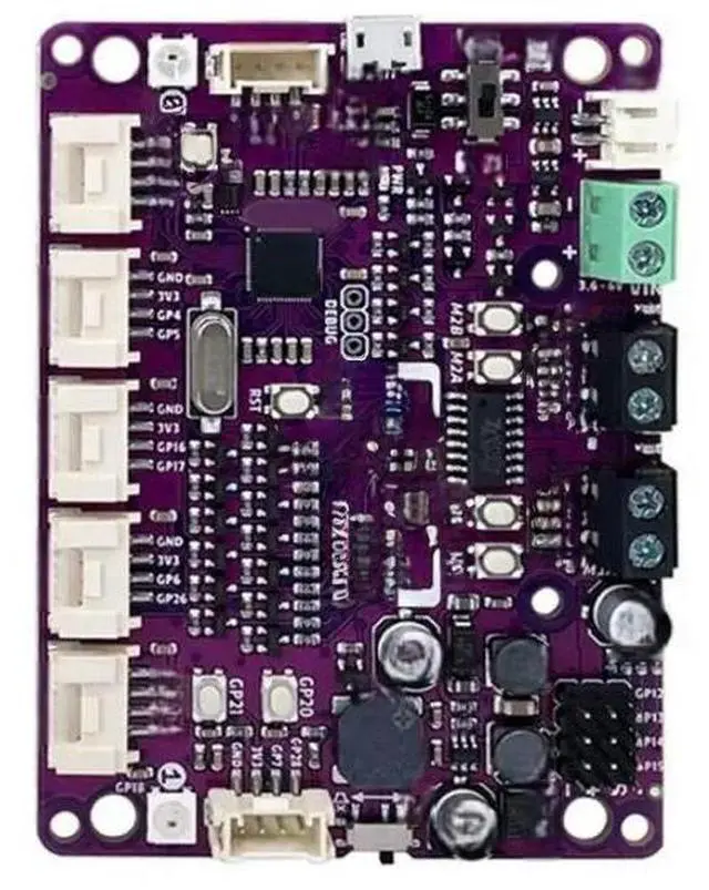 Main image of FOR Development Board For PI RP2040 Featuring Pi RP2040 Microcontroller Onboard Sensors, Grove Ports, USB Power