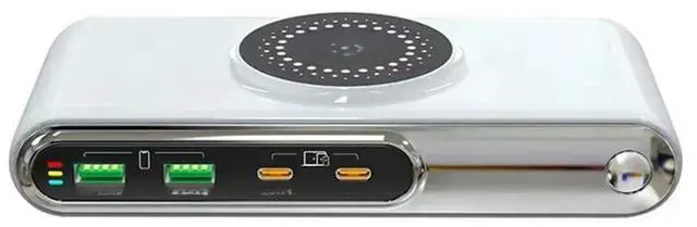 Main image of FOR 72W Intelligent 4 Port USB PD 45W QC3.0 Fast Charger Magnetic Wireless Charging Station For Laptop Phone Pad