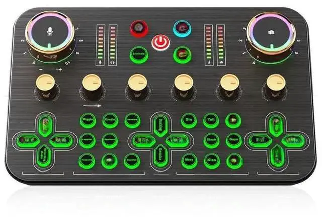 Main image of FOR K600 Gaming Audio Mixer, XLR Microphone Compatible, Live Sound Card For Streaming