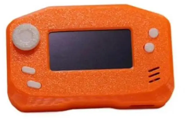Main image of FOR M HUBX Compatible 3D Printed DIY Mini Game Console 600Mah Gaming Player Upgrade Version Orange