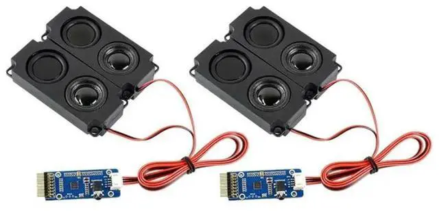 Main image of FOR WM8960 Audio Codec Module 2Pcs For Pi 5/7 Inch LCD Display With 8 5W Speaker For DIY Monitor