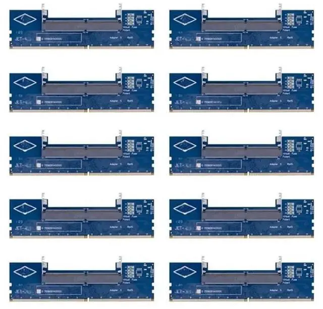 Main image of FOR Memory RAM Adapter Card 10PCS Laptop To SO-DIMM To PC DIMM DDR4 Computer Testing Equipment