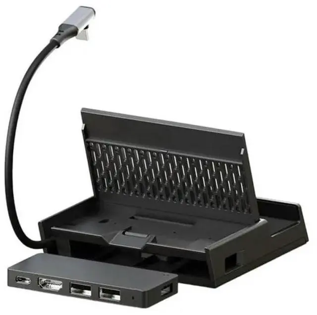 Main image of FOR Steam Deck Stand Docking Station With USB-C Hub For X Alloy Detachable Portable Design
