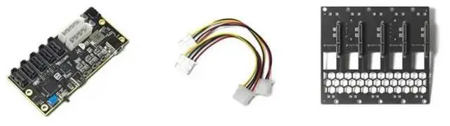 Main image of FOR SATA Expansion Card Adapter For Type-C To 5 Port JMS580 JMB575 USB Interface