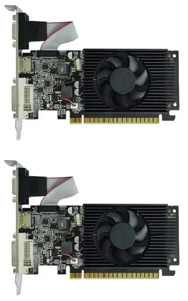 Main image of FOR GT210 1GB DDR3 64 Bit Graphics Card 2 PCS PCIE 2.0 40Nm GPU Video Card -Compatible VGA DVI Interface