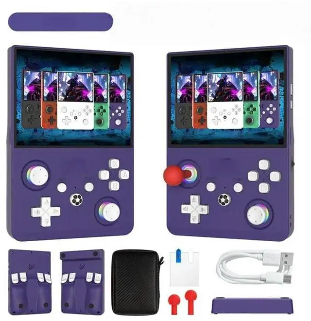 Main image of FOR R36MAX2 Handheld Video Game Console 4.5 Inch Screen 22000+ Game Collection Open Source Wifi Retro Game Support For 30+ Emul