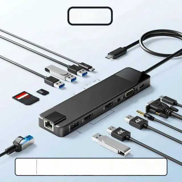 Main image of FOR TC100 13-In-1 USB C Hub 3.0 High Speed Docking Station 4K -Compatible USB Splitter Adapter For Laptop