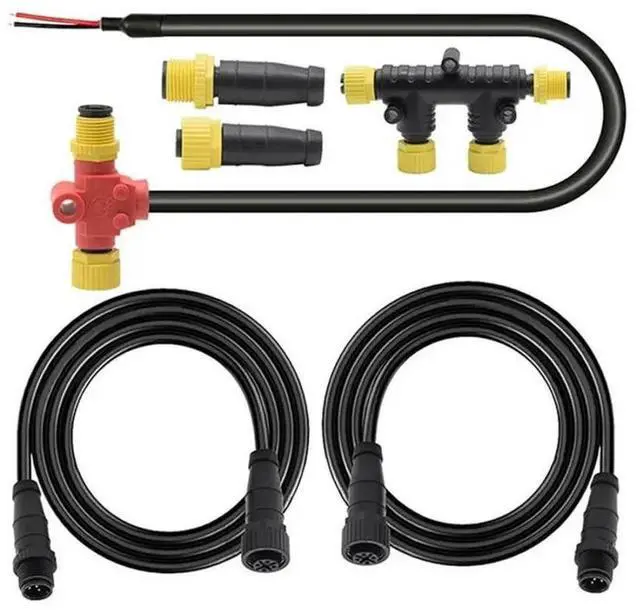 Main image of FOR NMEA 2000 Network Kit For Marine Applications Includes Backbone Cable, Drop Cable, Terminators, T-Piece& Power Cable