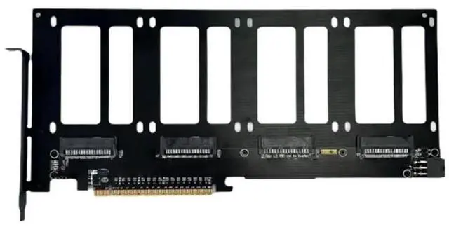 Main image of FOR R37A Pcie 4.0 X16 To 4-Port U.2 SSD Split Expansion Card Pcie X16 To U.2 SSD Adapter Hard Disk Split Expansion Card