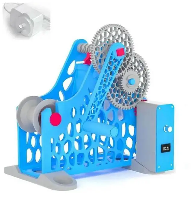 Main image of FOR Detachable Modular Electric 3D Printer Filament Respooler 1Kg Spool Rewinder Model For 3D Printing Filament Management AU P